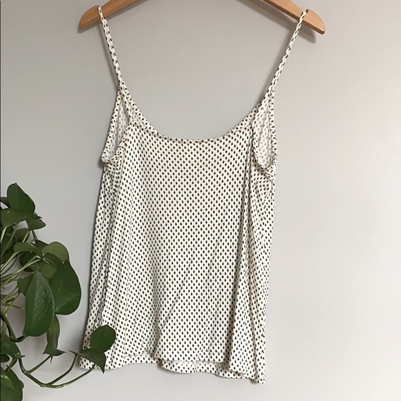 H&M Camisole Tank Top Spaghetti Straps XS White - Picture 5 of 6